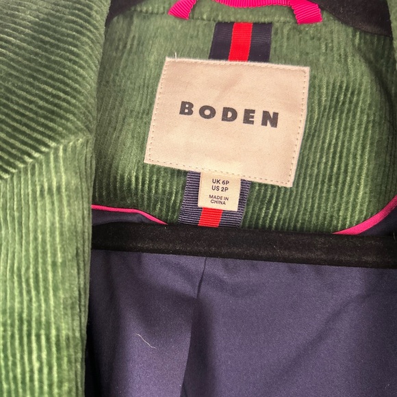 Boden Marylebone Forest Green Corduroy Blazer Equestrian Office - Picture 2 of 3